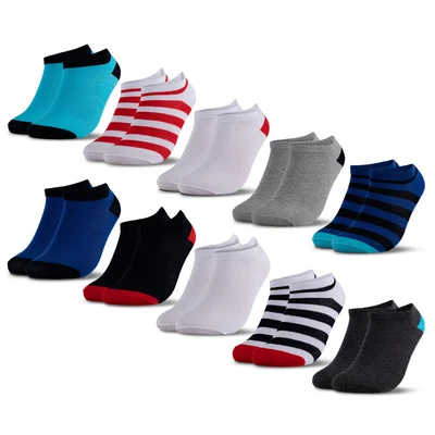 Occulto Kinder Sneaker Socken 10er Pack (Modell: Mikl)