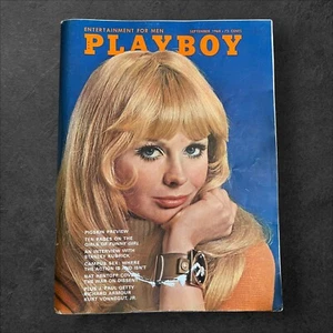 Playboy Magazine September 1968 Playmate Dru Hart - Girls of Funny Girl - Picture 1 of 10
