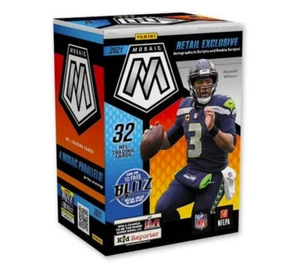2021 Panini Mosaic NFL Football Blaster Box 32 Cards Brand New Factory Sealed - Picture 1 of 3