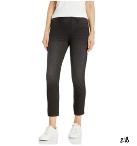 Essentials Women's Pull-On Knit Capri Jegging, Grey Wash, XX-Large Long - Picture 1 of 7