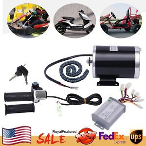48V 1000W Brush Motor Controller Conversion Kit for Electric Bicycle ATV Ebike