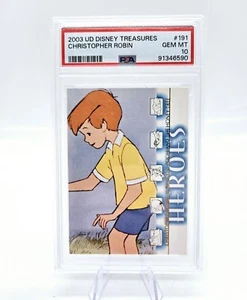 2003 Upper Deck Disney Christopher Robin #191 Treasures PSA 10 Pop 1 - Picture 1 of 3