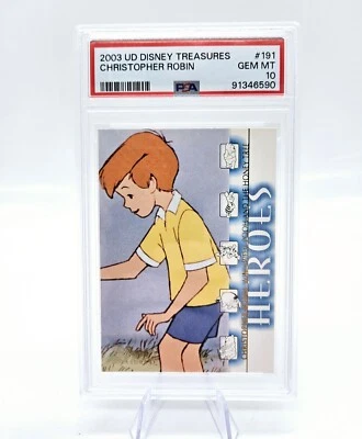 2003 Upper Deck Disney Christopher Robin #191 Treasures PSA 10 Pop 1 - Image 1 of 3