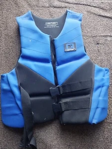 O'Brien Schwimmweste, Erwachsene Extra Large 44” bis 48” Modell 3225 blau und schwarz - Bild 1 von 4