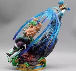20cm Anime Dragon Ball FigurIne DBZ Gogeta Vs Broly Figure Pvc Gogeta Figure New - Picture 1 of 5