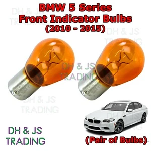 For BMW 5 Series Amber Front Indicator Bulbs Flash Bulb Side Tail Pair (10-15) - Picture 1 of 1