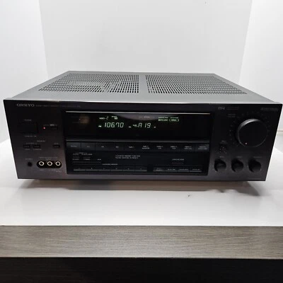ONKYO TX-SV50PRO Stereo Receiver A/V Surround AM-FM Cd Tape Japan TESTED  - Image 1 of 4