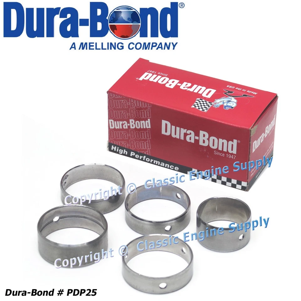 Nuevo juego de rodamientos de leva PDP25 HP DuraBond Chrysler 1980-2003 318 y 1979-2003 360 Foto 1 de 1