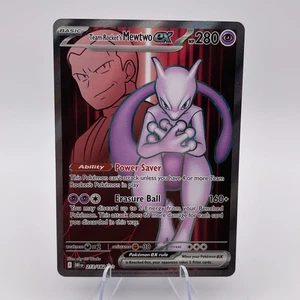 Pokémon TCG Team Rockets Mewtwo EX 213/182 Full Art English - Picture 1 of 10