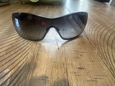 CHANEL камелии кристалл логотип черный щит солнцезащитные очки Италии 4164-B * без чехла * - Изображение 1 из 4