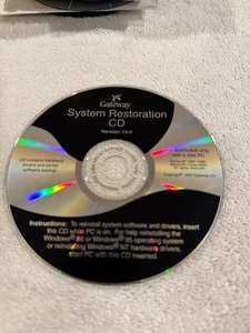 Gateway 1999 System Restoration CD Version 10.4 DISC ONLY - Picture 1 of 1