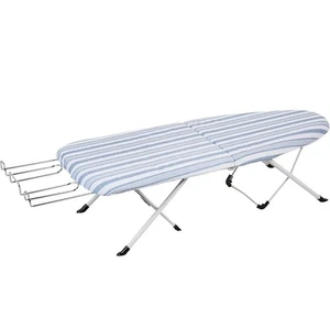 NEW Honey-Can-Do Foldable Blue Striped Tabletop Ironing Board 32”L x 12”W x 7”H - Picture 1 of 10