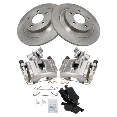 TRQ BKA26663 Disc Brake Kit For Mazda 5 2007-2008 Rear 15271565 - Image 1 of 4
