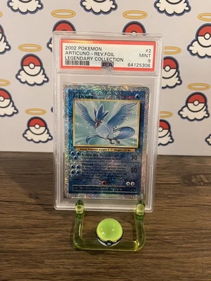Articuno 2/110 Reverse Holo Pokemon Legendary Collection - PSA 9 MINT - Image 1 of 2