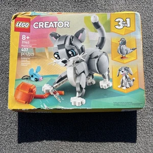 LEGO 31163 CREATOR: Gatto Giocoso (3 in 1) 8+ 407 Pezzi Scatola Danneggiata - Foto 1 di 5