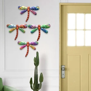 Metal Dragonfly Wall Decor, Dragonfly Hanging Ornament decor for art, Hanging - Picture 1 of 29
