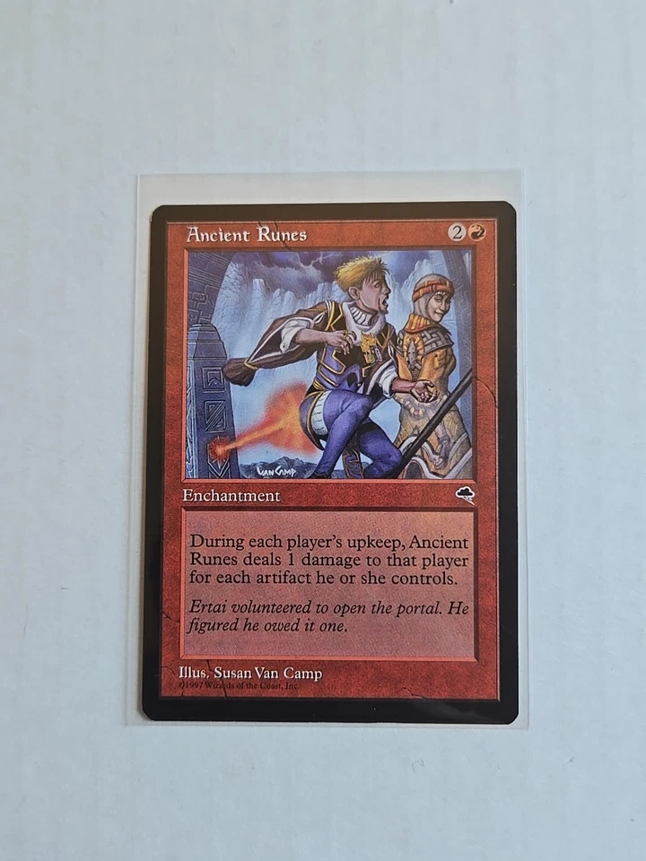 Ancient Runes - Tempest - LP - MTG Magic - Uncommon - Enchantment - Image 1 of 1