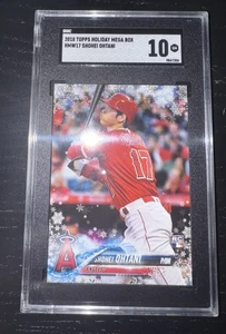 2018 SHOHEI OHTANI Topps Holiday Mega Box ROOKIE RC #HMW17 SGC 10 GEM MINT 🔥 - Picture 1 of 4