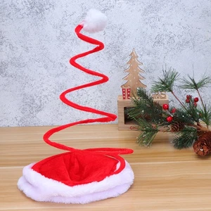 Fabrics Christmas Santa Hats Elastic Santa Claus Christmas Headdress Party - Picture 1 of 12