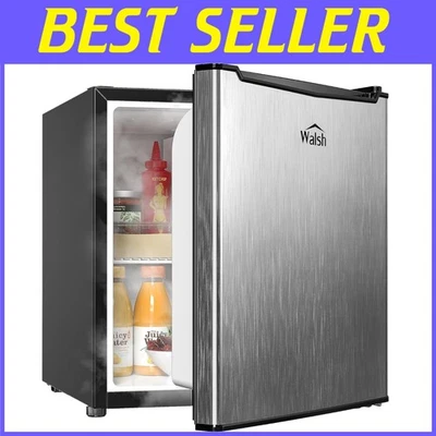 Stylish Compact Fridge with Chiller and Leveling Legs - Perfect for Small Spaces - Image 1 of 4