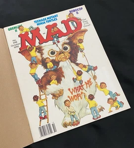 MAD Magazine Numero 298 Ottobre 1990 Gremlins 2 TMNT RoboCop II Copertina - Foto 1 di 5