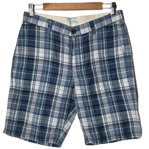 Tommy Bahama Herrenshorts Größe 30 Coastal Dunes kariert Leinenshorts kingdom blue - Bild 1 von 16
