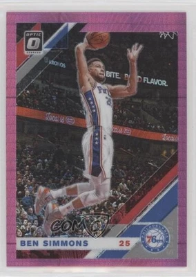 2019-20 Panini Donruss Optic Pink Hyper Prizm Ben Simmons #55 - Image 1 of 2