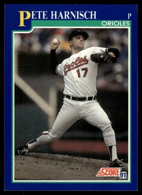 1991 Score #492 Pete Harnisch - Image 1 of 2