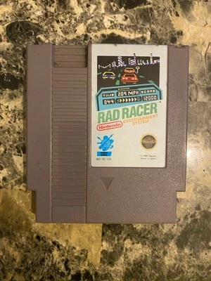 Nintendo NES RAD RACER Tested & Working Authentic Game Cartridge Only 1987 - Image 1 of 2