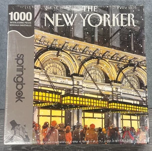The NEW YORKER CARNEGIE HALL Rare SPRINGBOK 1000 Pc Jigsaw Puzzle Vtg New Sealed - Picture 1 of 6