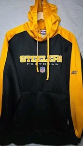 Pittsburgh Steelers Football Reebok NFL SweatShirt Hoodie, Sz XL, Team Apparel - Picture 1 of 8