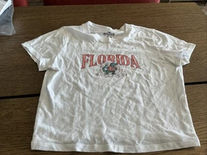 Hollister Florida Alligatoren Jugend Größe Small T-Shirt - weiß - Bild 1 von 14