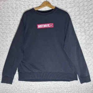 Nike Just Do It Sweatshirt Pullover Rundhals Grafik Logo XL - Bild 1 von 6
