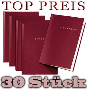 30 Dossiers De Candidature Rouges De PAGNA Type START - 2 Pièces - NEUF - Afbeelding 1 van 5
