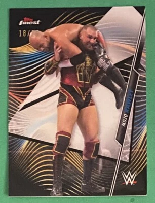 2020 Topps Finest WWE Black Refractor /25 Mojo Rawley #54 - Image 1 of 2