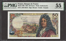 France 50 Francs 1967 Pick-148b About UNC PMG 55