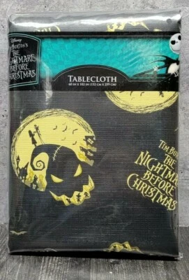 "Nuevo mantel Disney Pesadilla antes de Navidad Halloween Jack 60x102"" nuevo con etiquetas" Foto 1 de 2