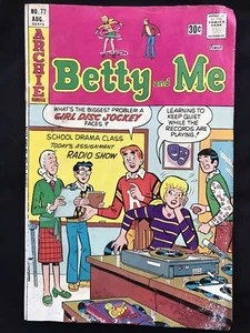 Archie Series Comic Book Betty And Me No. 77 1976 - Picture 1 of 3