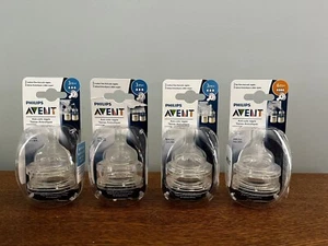 Philips AVENT Anti-Colic Baby Bottle Nipples Medium & Fast Flow 3+ Months #3 #4 - Picture 1 of 8