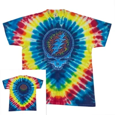 Camiseta Tie-Dye Vintage GRATEFUL DEAD 1995 GIRA DE VERANO AÑOS 90 Not Fade Away talla L Foto 1 de 4