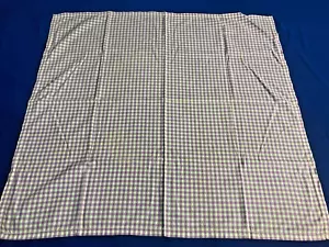 Vintage Retro Square Tablecloth 80x80cm Purple Lilac Check Shabby Kitchen - Picture 1 of 3