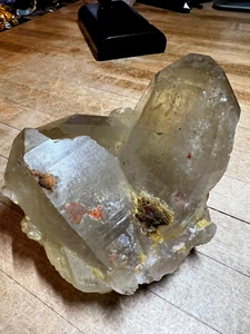 Seltenes Citrin Quarz doppelt terminiertes lemurisches Phantom Kathedrale Exemplar 717 - Bild 1 von 12