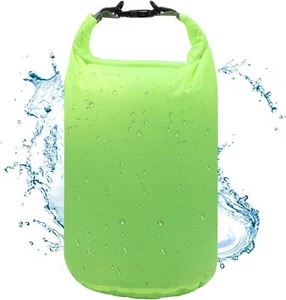 R2Depot Waterproof Dry Bag, 5L/10L/20L/40L/70L Storage Bag for 10L, Green - Picture 1 of 7