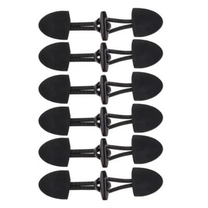 6 Pairs PU Leather Horn Toggle Buttons for Duffle Coat - Picture 1 of 6