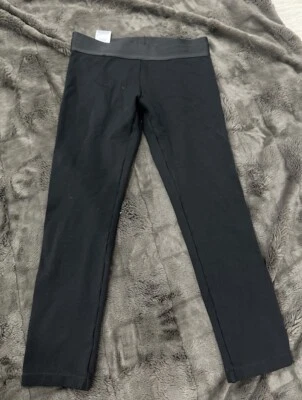 Bcbgmaxazria Leggings Mujer Medianos Negros Pantalones Ajustados Tiro Alto Básicos Informales Foto 1 de 4