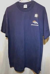 Broncos T-Shirt 40" Chest Short Sleeve Deadstock 90's NOS Embroidered USA Fabric - Bild 1 von 2