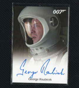 James Bond Archives 2016 Spectre Autogramm Auto George Roubicek als Astronaut - Bild 1 von 4