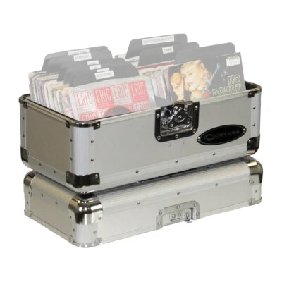 Estuche plateado para discos Odyssey K45120SIL KROM Series para discos de 7" idjnow Foto 1 de 2