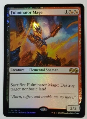 Fulminator Mage - FOIL - Ultimate Masters (Magic/mtg) Rare - Image 1 of 2