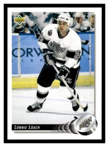1992 Upper Deck #466 Lonnie Loach - Los Angeles Kings Rookie - Picture 1 of 2